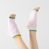 HJ Non-Slip Open Toe Dispensing Yoga Socks