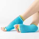 HJ Non-Slip Open Toe Dispensing Yoga Socks