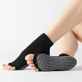 HJ Non-Slip Open Toe Dispensing Yoga Socks