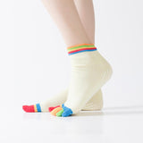 HJ Non-Slip Five-Toed Dispensing Yoga Socks