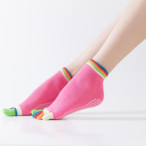 HJ Non-Slip Five-Toed Dispensing Yoga Socks