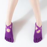 HJ Non-Slip Five-Toed Yoga Socks