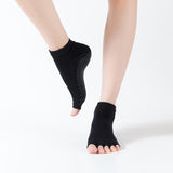 HJ Non-Slip Open Toe Dance Dispensing Yoga Socks