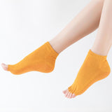 HJ Non-Slip Open Toe Dance Dispensing Yoga Socks