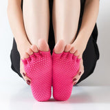 HJ Non-Slip Open Toe Dance Dispensing Yoga Socks