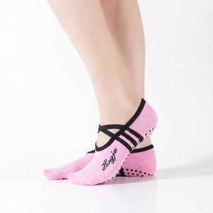 HJ Non-Slip Round Backless Yoga Socks