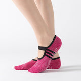 HJ Non-Slip Cotton Show Instep Yoga Socks