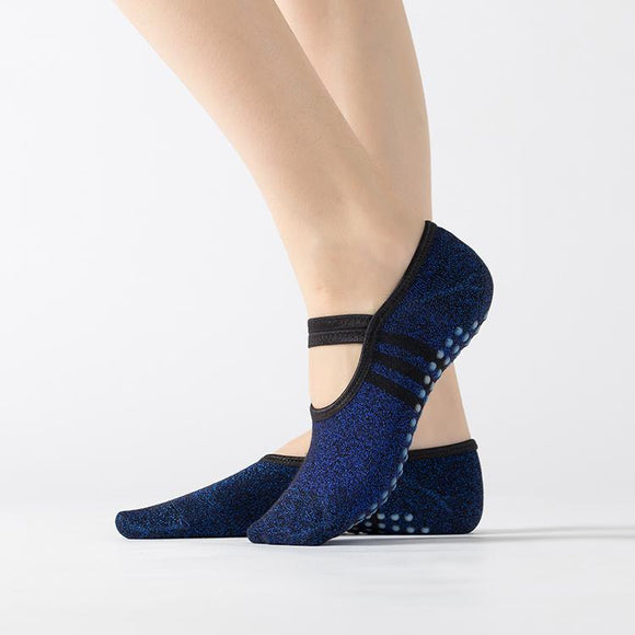 HJ Non-Slip Cotton Show Instep Yoga Socks