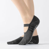 HJ Non-Slip Cotton Show Instep Yoga Socks