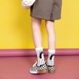 Black and White Avatar Female Socks