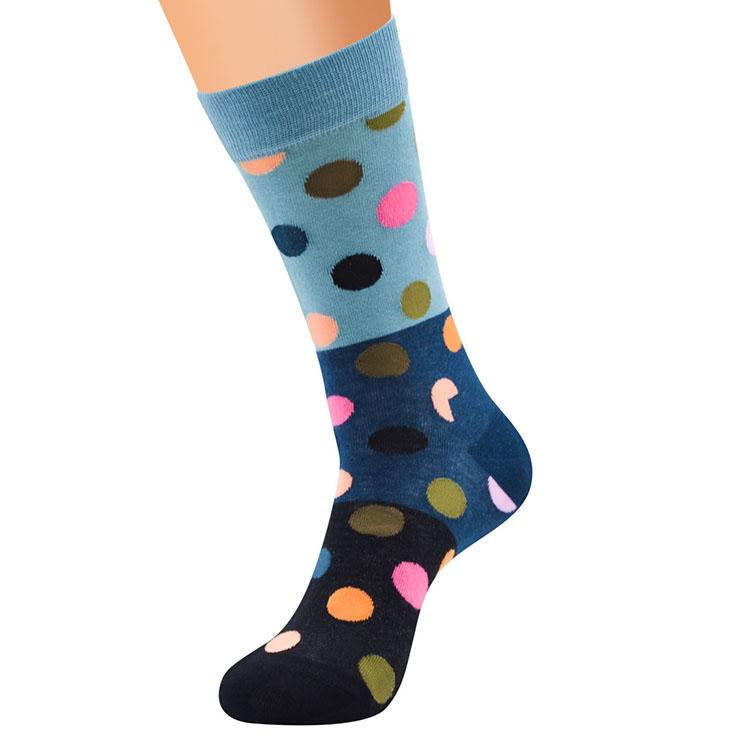 JP Color Block Spot Socks