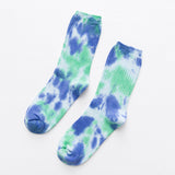 JSD Tie-Dye Loose Cotton Unisex Socks