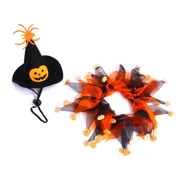 Halloween Collar Hat For Pet