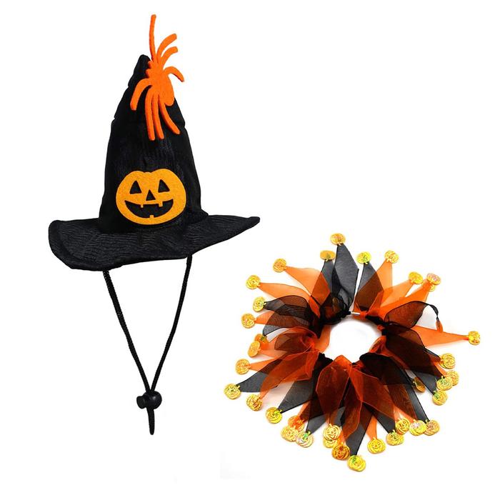 Halloween Collar Hat For Pet