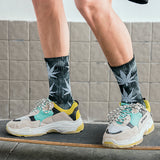 JSD Tie-Dye Maple leaf Unisex Socks