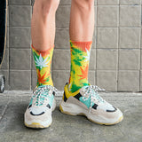 JSD Tie-Dye Maple leaf Unisex Socks