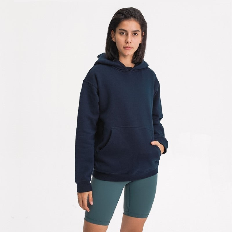 Long-sleeved Hooded Loose Sweatshirt