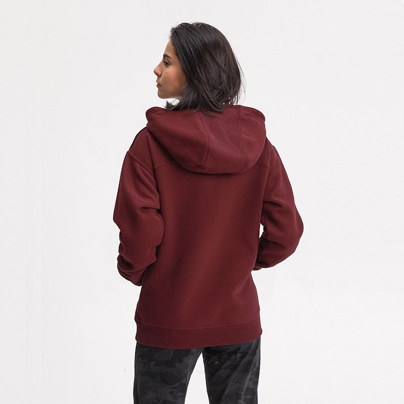 Long-sleeved Hooded Loose Sweatshirt