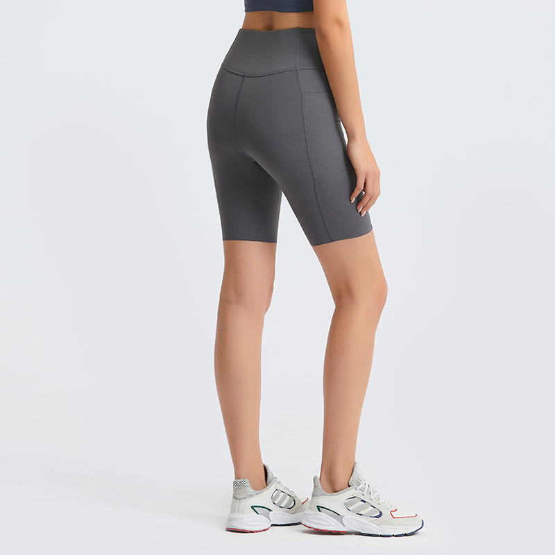 Side Waist Pocket Yoga Shorts