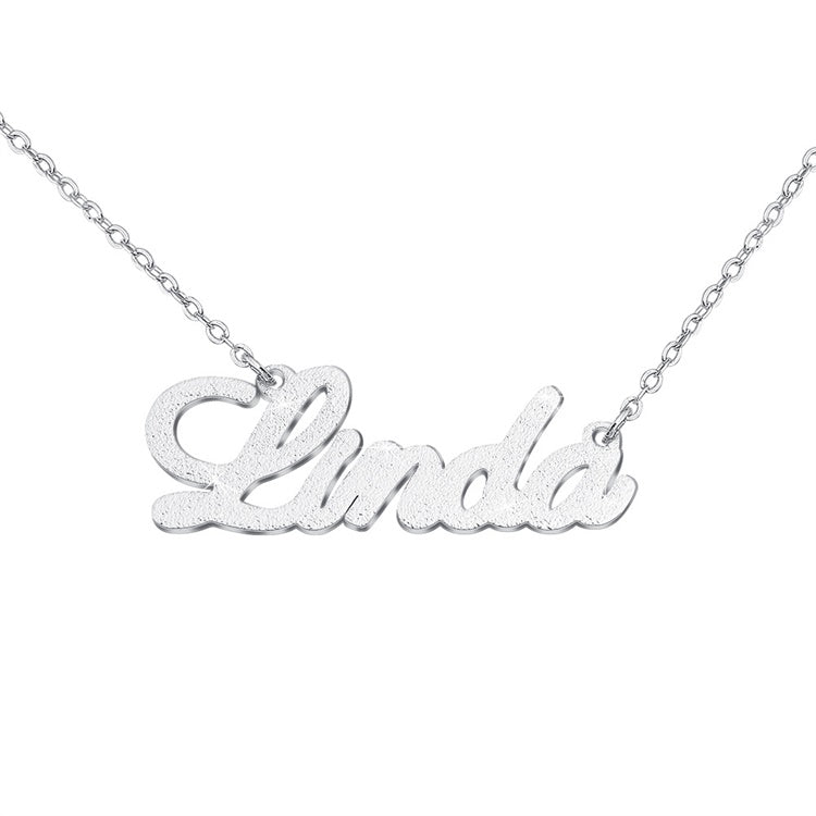 MLYJ English Alphabet Necklace