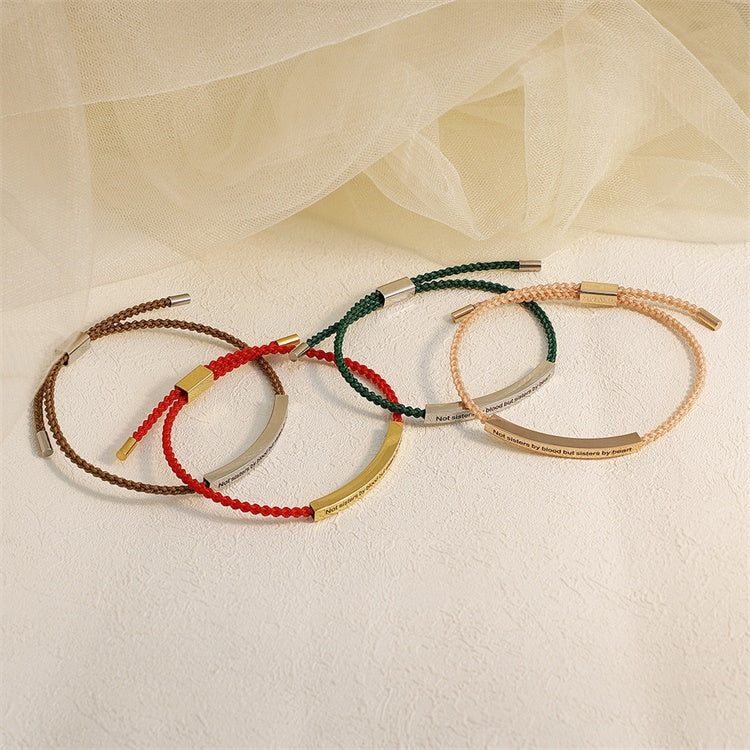 MLYJ Colorful Braided Rope Bracelet