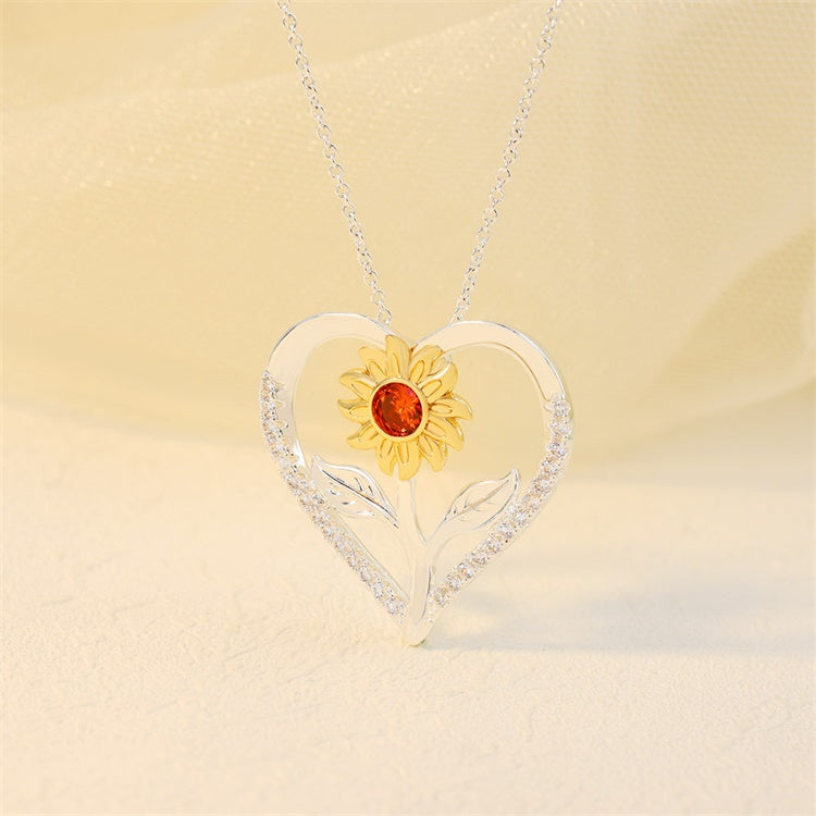 MLYJ Sunflower Creative Shape Pendant