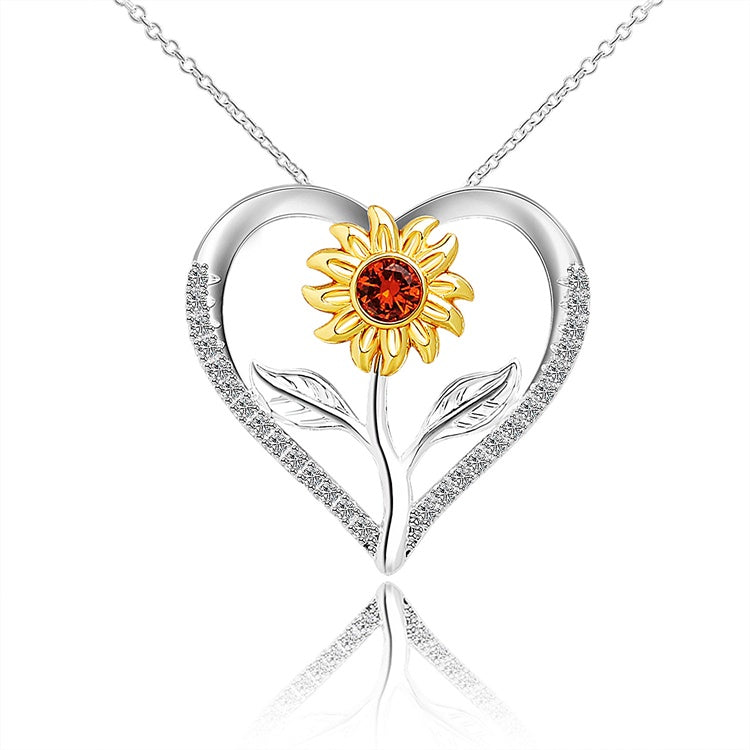 MLYJ Sunflower Creative Shape Pendant