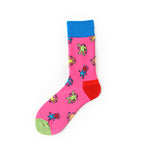 Cartoon Villain & Flamingo Unisex Socks