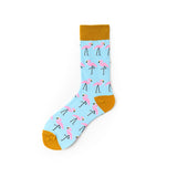 Cartoon Villain & Flamingo Unisex Socks