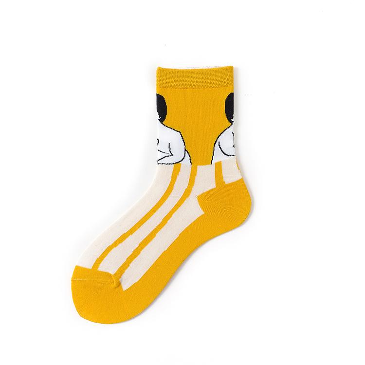 Korean Weird and interesting Girl Socks