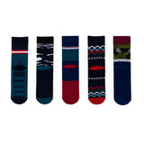 Dark Tones Abstract Unisex Straight Socks