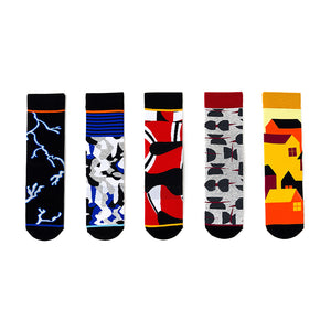 Personality Graffiti Straight Socks