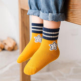 Smiley Five-pointed Star Children Socks