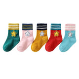 Smiley Five-pointed Star Children Socks