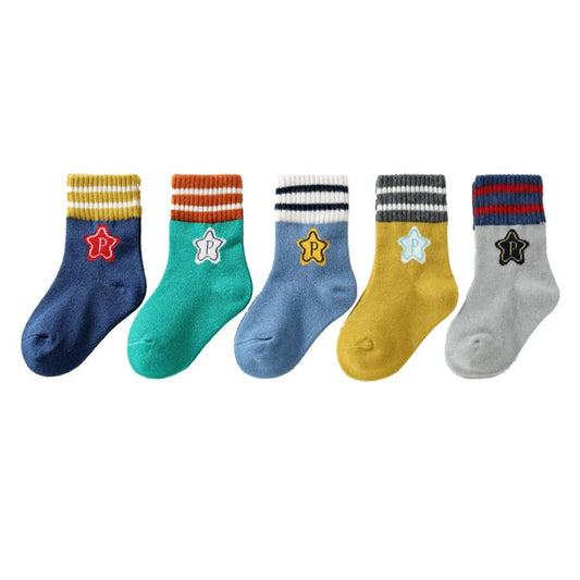 P Five-pointed Star Children Socks