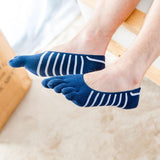 Men's Invisible Stripe Toe Socks