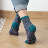 Men's Blurred Line Toe Socks