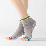 Color Open Toes Yoga Socks