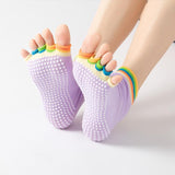 Color Open Toes Yoga Socks