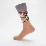 Oil Painting Portrait Series Socks