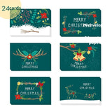 Christmas Greeting Card With Envelope Sticker