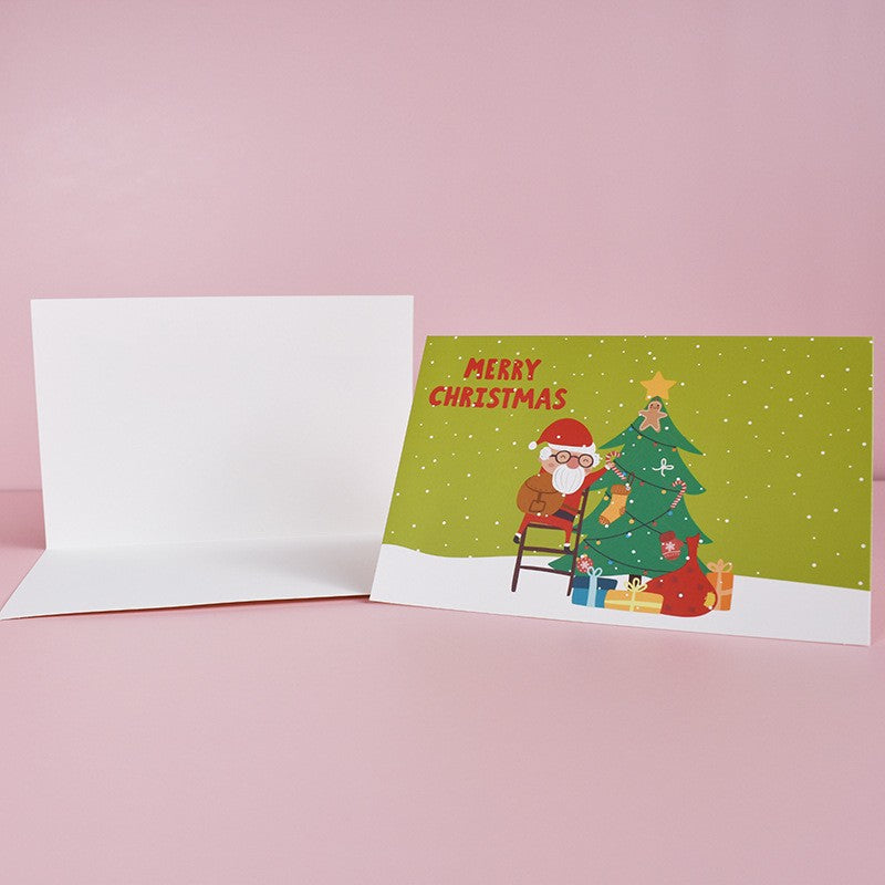 Christmas Greeting Card With Envelope Sticker