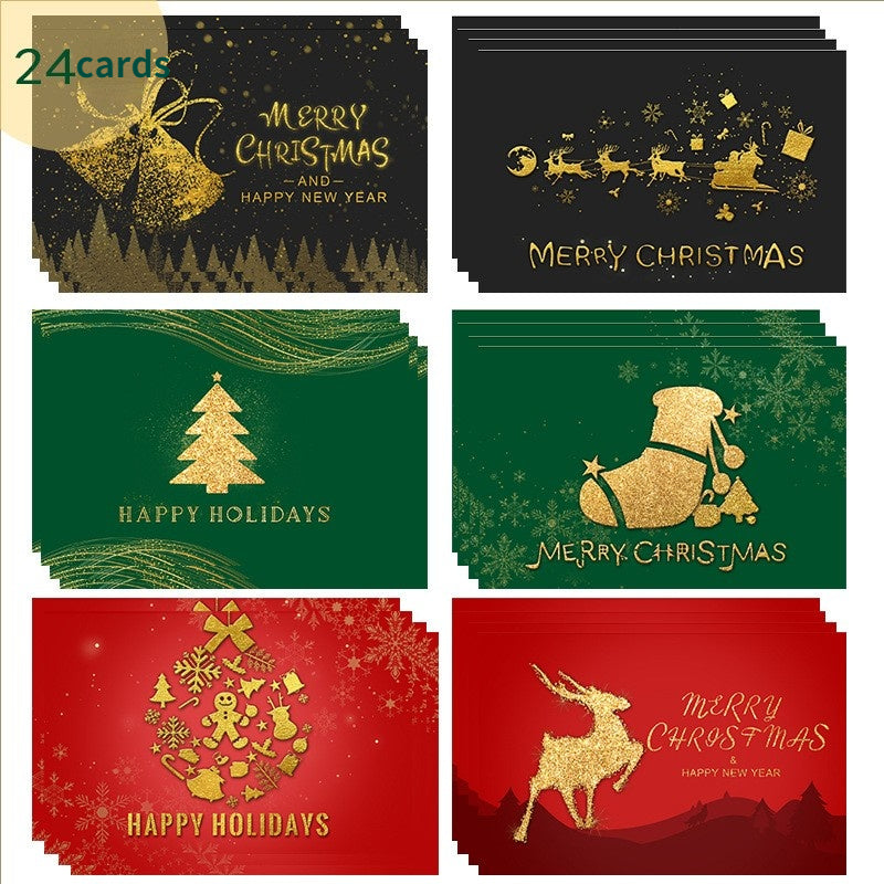 Christmas Greeting Card With Envelope Sticker