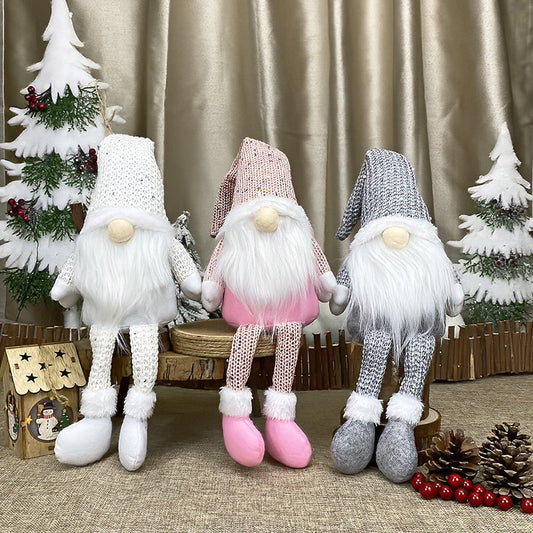 Gnome Christmas Faceless Doll- Long Legs