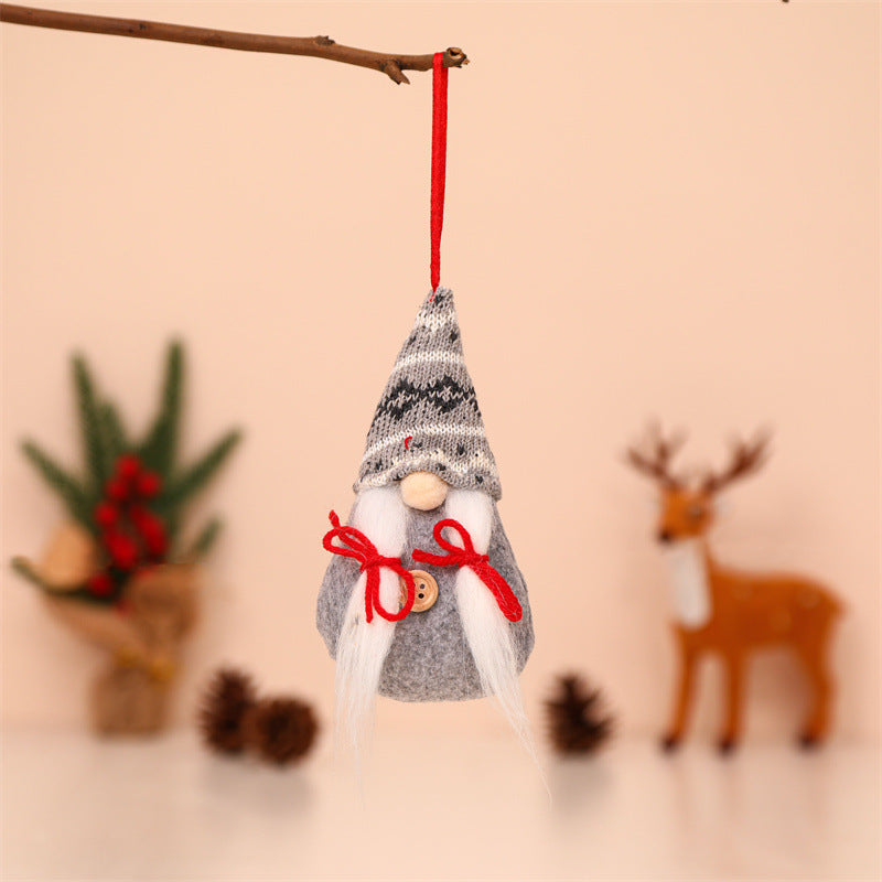 Gnomes Christmas Tree Ornaments Set of 8