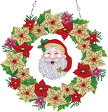 Glow Christmas DIY Diamond Painting-Santa Claus Head