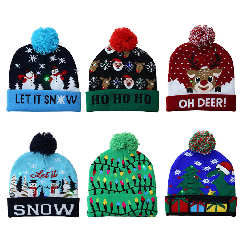 Christmas LED Knit Hat