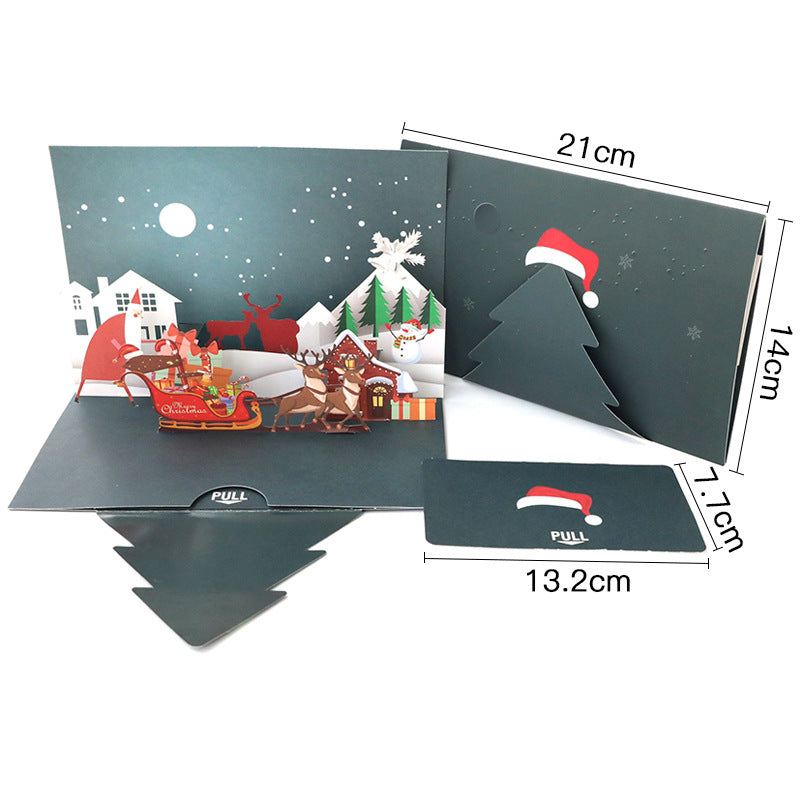 Three-dimensional Christmas Cards