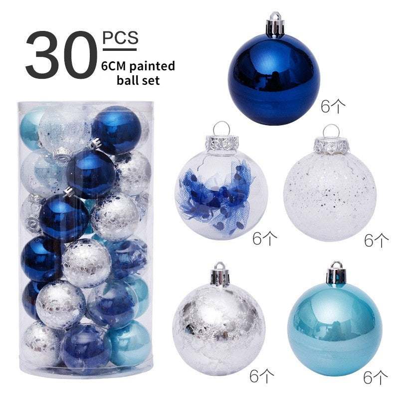 Christmas Decorations 6cm/30pcs, Christmas Tree Pendants