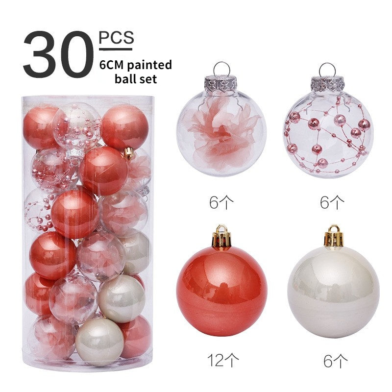 Christmas Decorations 6cm/30pcs, Christmas Tree Pendants